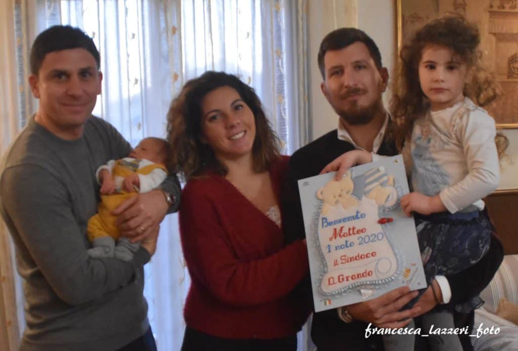 Ladispoli, è Matteo il primo nato del 2020