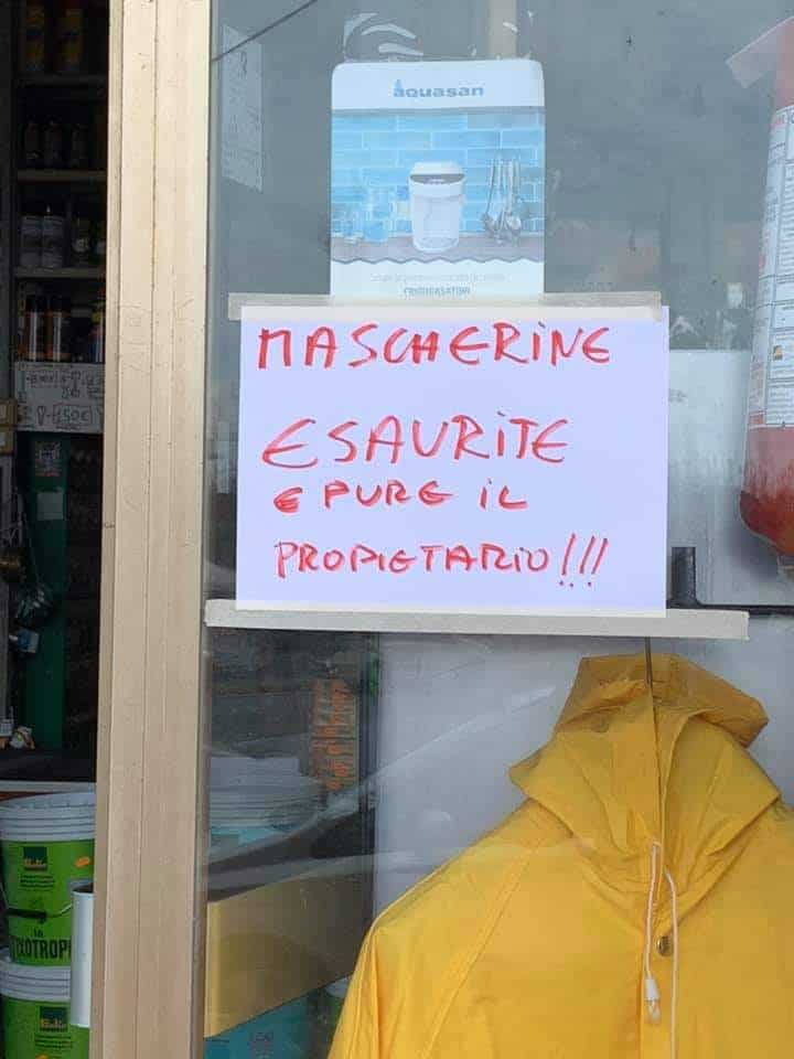 Psicosi Coronavirus, Amuchina e mascherine introvabili a Santa Marinella, Ladispoli e Cerveteri