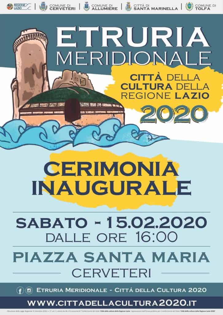 Cerveteri Capitale della Cultura del Lazio 2020, sabato la cerimonia ufficiale