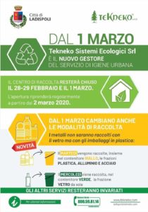 Comitato Rifiuti Zero Ladispoli: ''Preoccupati per la nuova modalità di conferimento del metallo''