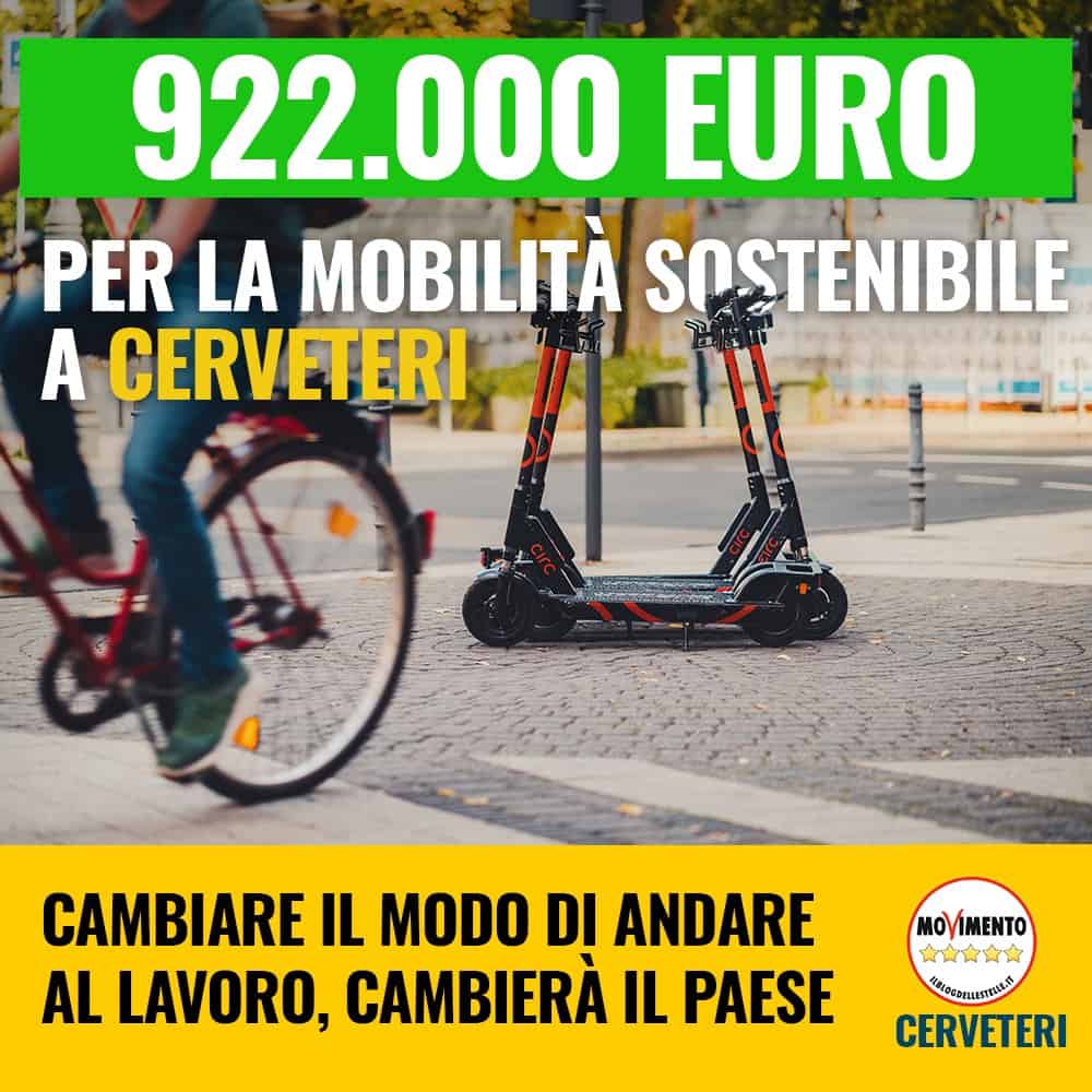 Mobilità sostenibile, il M5S: "Dal ministero ambiente 922.000 per Cerveteri e Fiumicino"