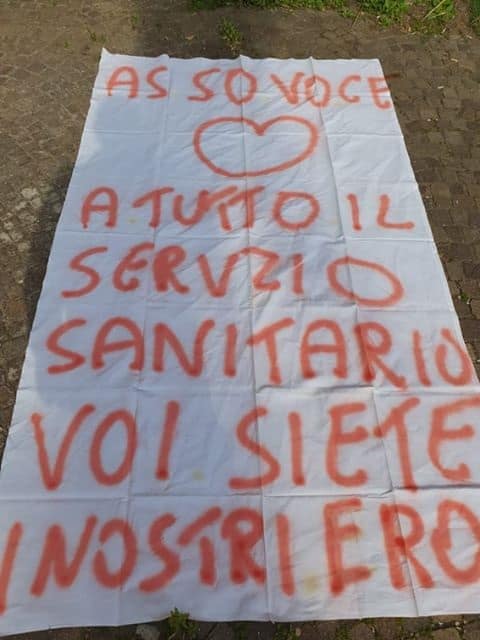 Cerveteri, l'Assovoce "abbraccia" i medici e gli infermieri del Padre Pio