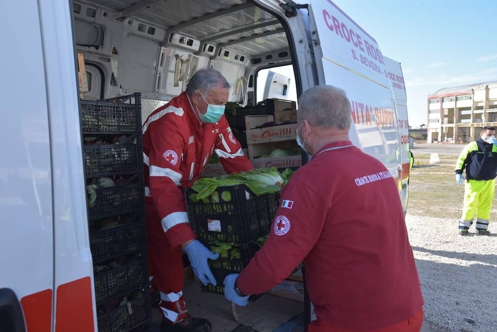 Civitavecchia- Coldiretti Roma: gli agricoltori donano 45 quintali di ortofrutta