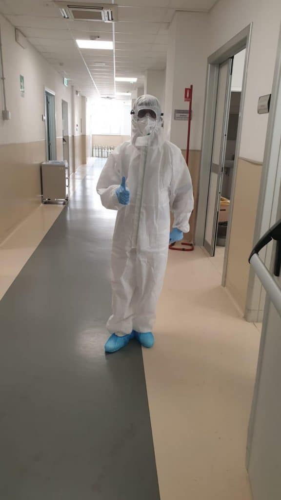 Dai campi di calcio alla corsia d'ospedale: Emilio Gooklook impegnato al reparto covid- 19 del San Paolo di Civitavecchia