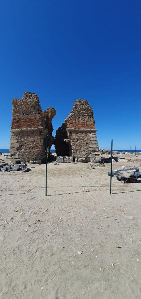 Ladispoli, transennata Torre Flavia