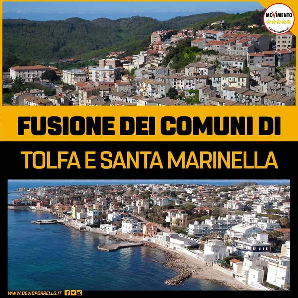 Una proposta di legge per la fusione di Tolfa e Santa Marinella