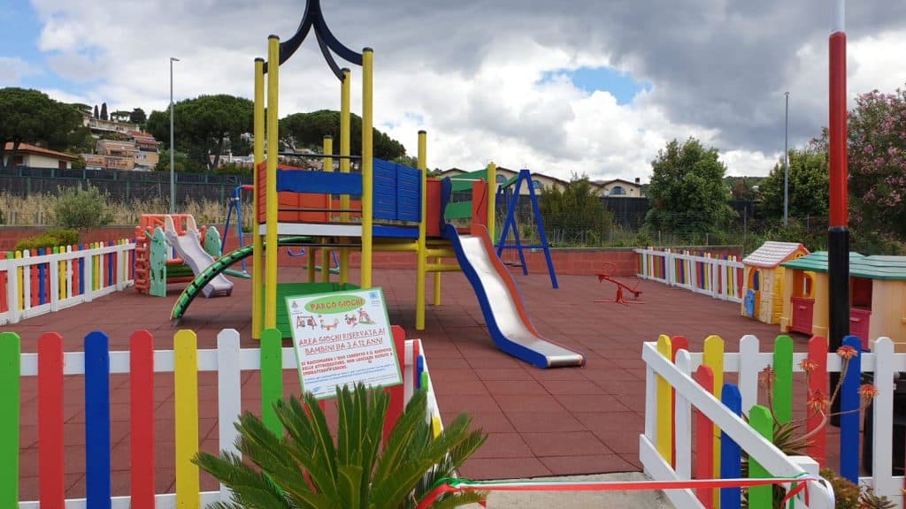 Il parco di Santa Marinella ora più attrezzato per i bambini diversamente abili