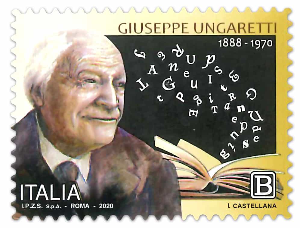 Arriva il francobollo dedicato a Giuseppe Ungaretti