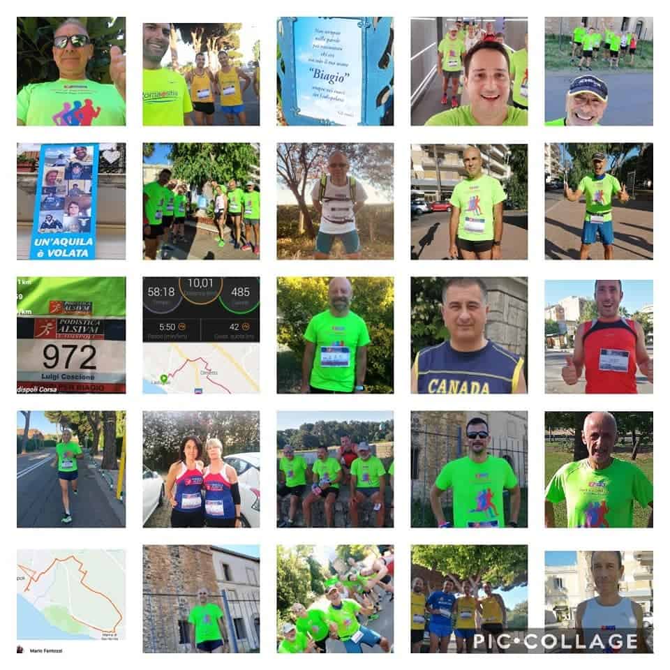Ladispoli, successo per la Virtual Run, 3° memorial Biagio Tabacchini