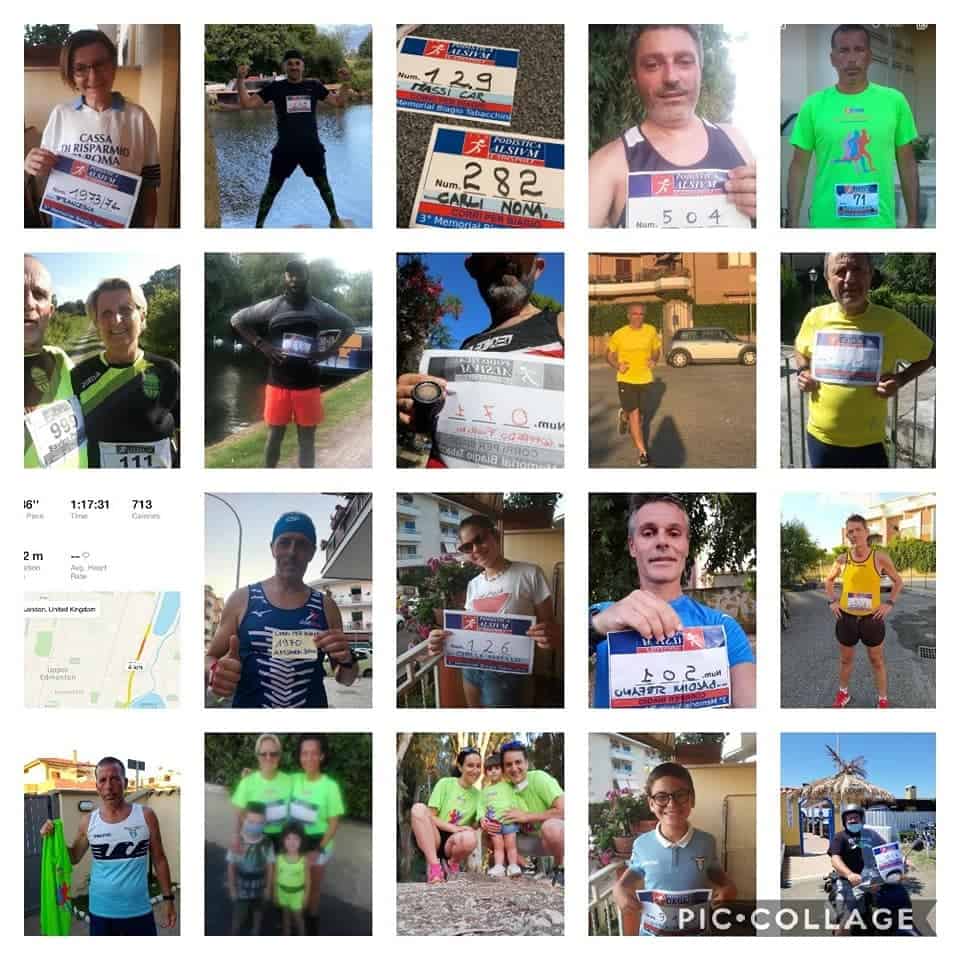 Ladispoli, successo per la Virtual Run, 3° memorial Biagio Tabacchini