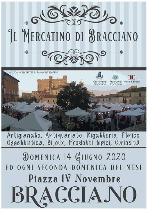 A Bracciano arriva l'appuntamento è con i mercatini artigianali