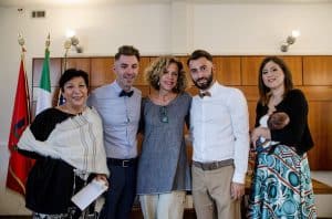 Fiumicino sposa Davide e Valerio. Gli auguri del Sindaco Montino