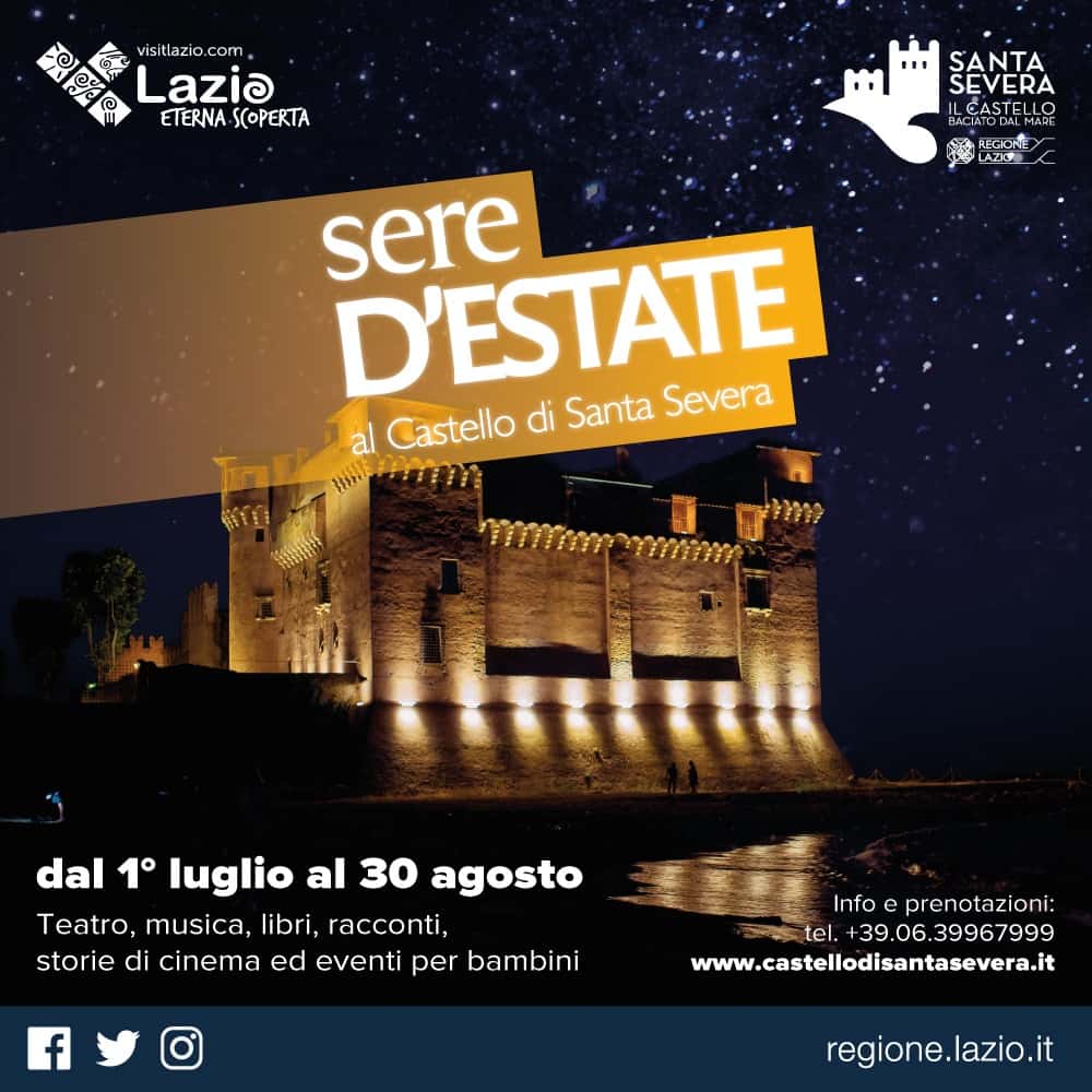 Santa Severa: ecco il calendario della lunga rassegna Sere d’estate al castello