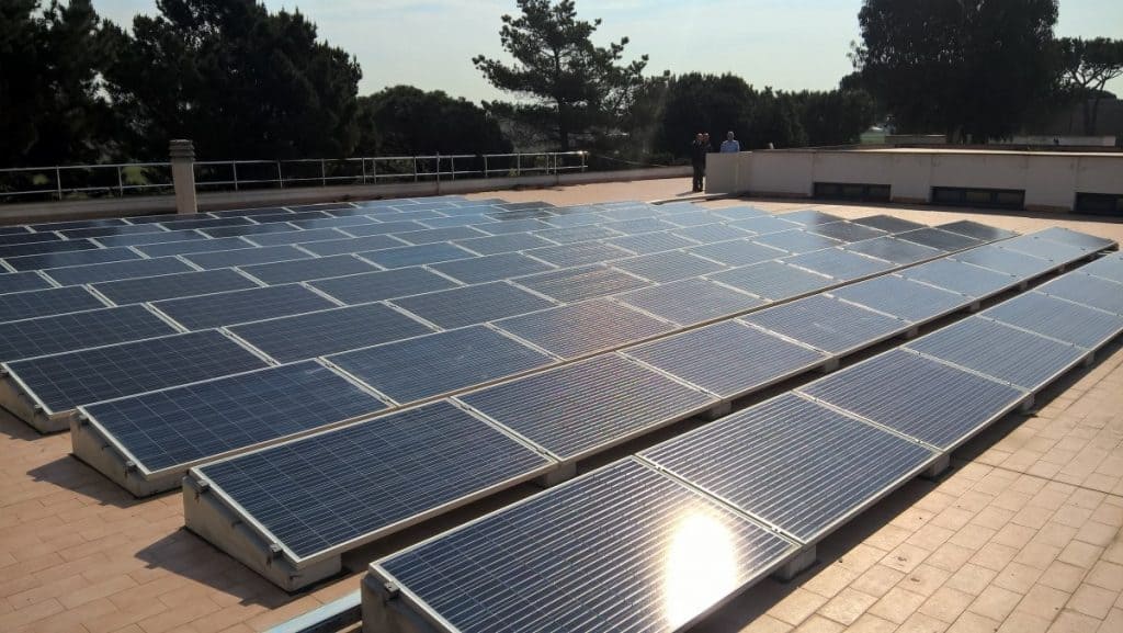 Palasport Ladispoli pannelli fotovoltaici