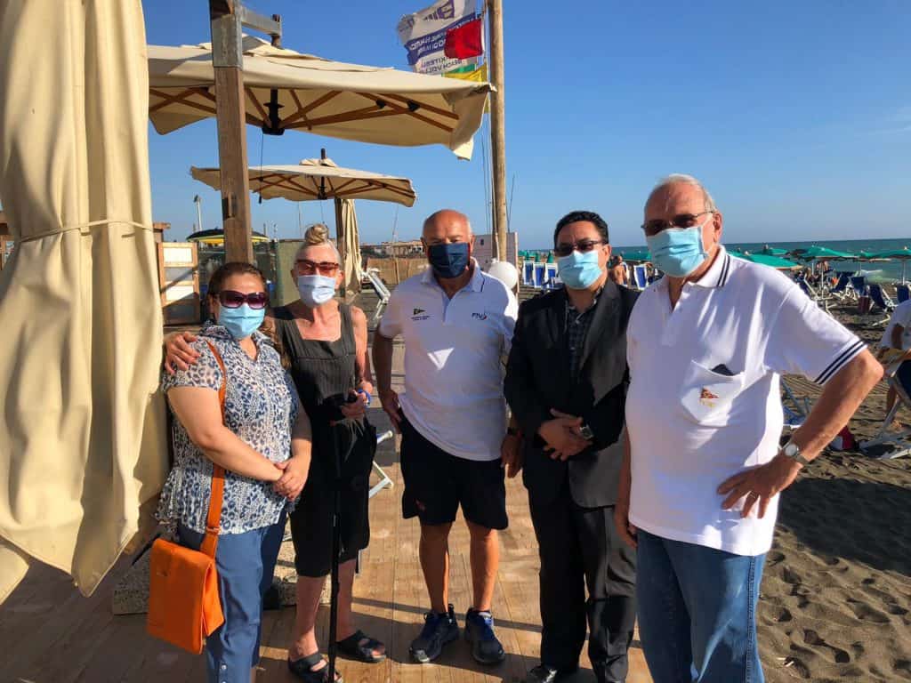 Cerveteri, l'ambasciatore del Guatemala presso la Santa Sede in visita all'associazione nautica di Campo di Mare