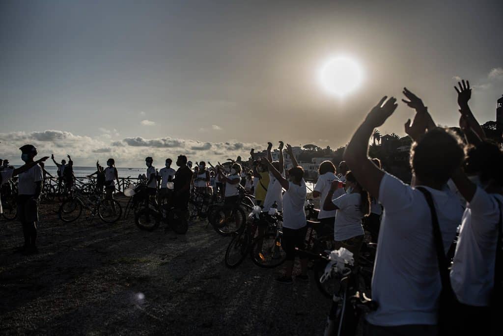 Santa Marinella, successo per la tradizionale pedalata di solidarietà de 