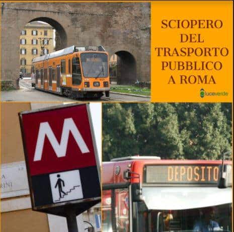 Tpl Roma e Lazio, venerdì 25 settembre confermato sciopero