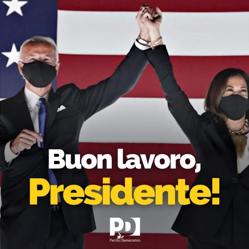 Joe Biden nuovo Presidente Usa, PD Ladispoli: "Good Morning America"
