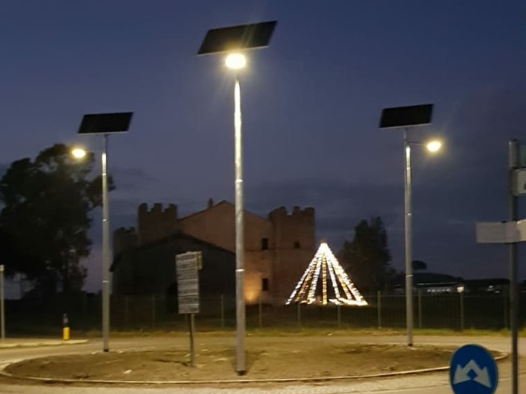 Ladispoli, nei pressi del Castellaccio arriva la nuova illuminazione