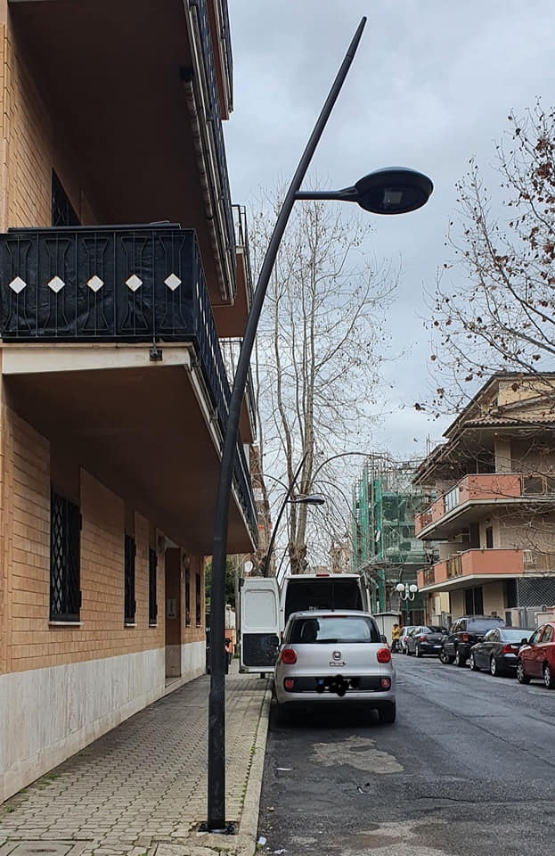Ladispoli: in via Duca degli Abruzzi arrivano i nuovi lampioni
