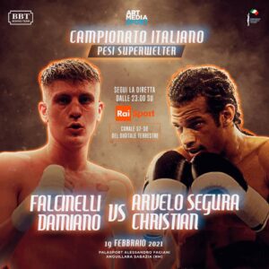 Anguillara, il 19 febbraio al PalaSport Falcinelli vs Segura per la Cintura Italiana Superwelter 