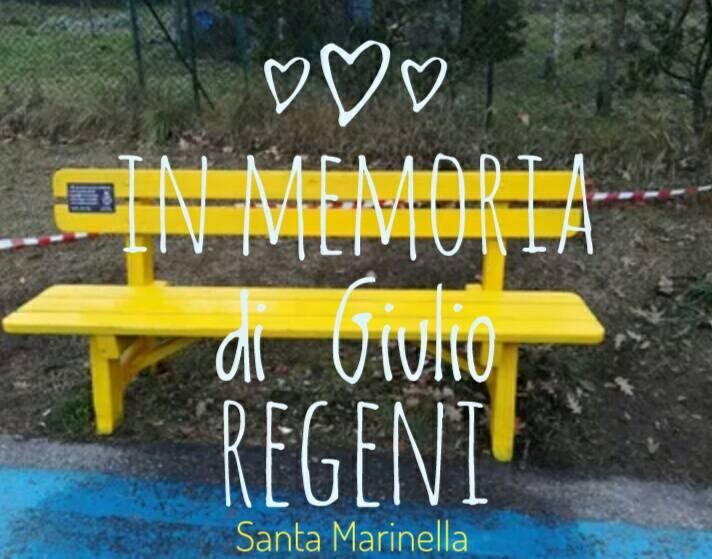 Santa Marinella: una panchina per Giulio Regeni, al via la raccolta fondi