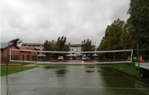 Marina di Cerveteri, ripristinati i campi di basket e volley a via Luni