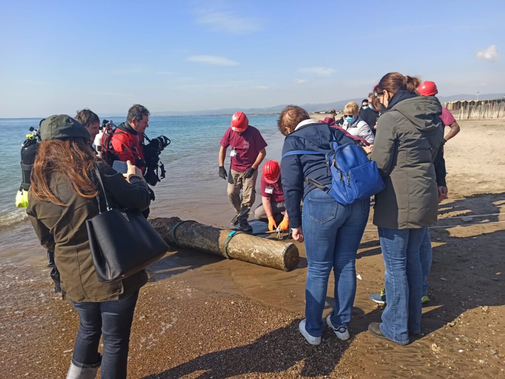 Cerveteri, dopo il capitello recuperata anche la colonna