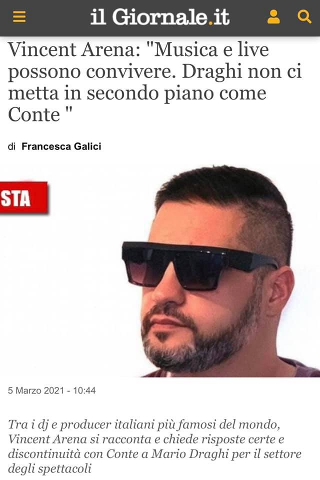 Coronavirus Cerveteri, Vincent Arena chiede maggiore considerazione del settore "spettacoli" al Governo