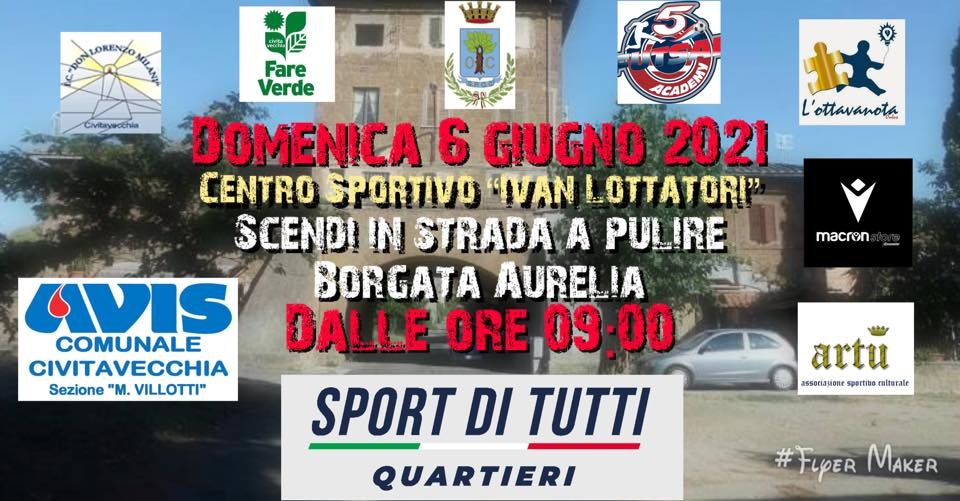 Civitavecchia: "Scendi in strada a pulire Borgata Aurelia"