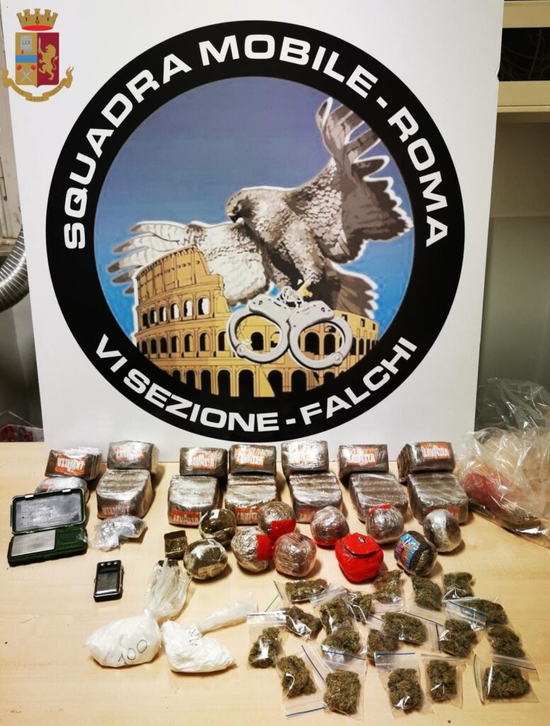 guidonia droga sequestrati arrestato