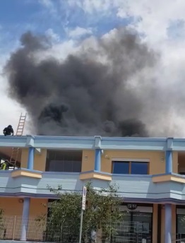 ladispoli incendio pannelli solari