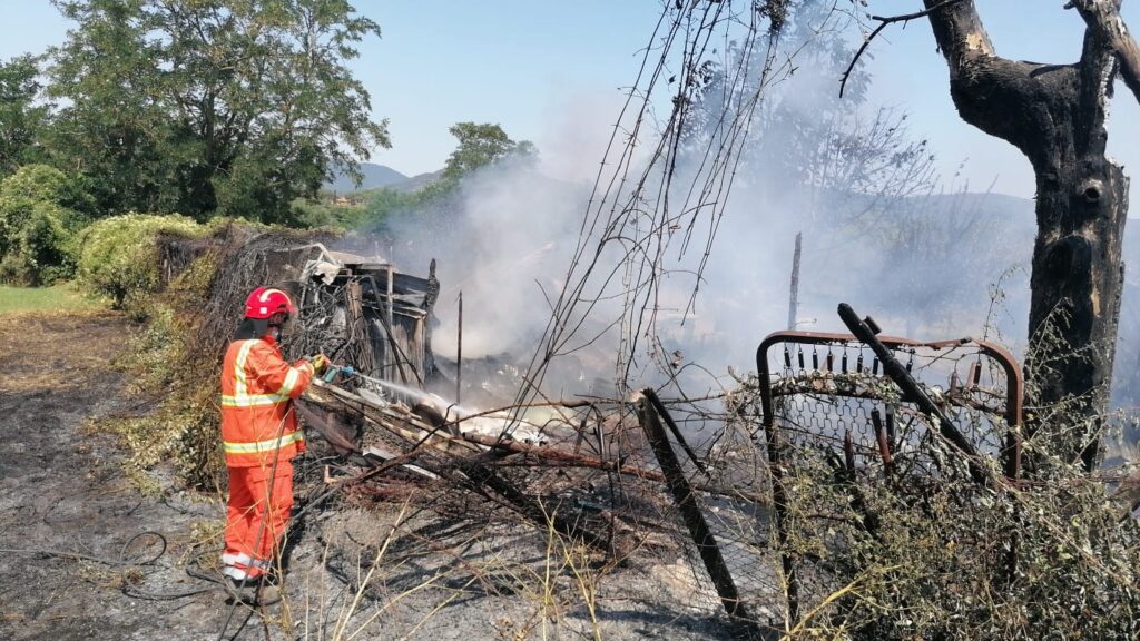 cerveteri incendio zona vignali