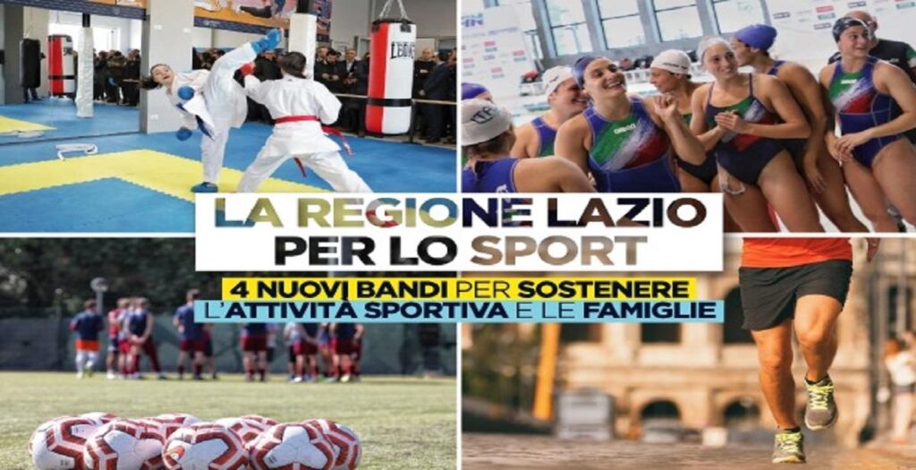 Lazio: la Giunta regionale promuovere la pratica sportiva