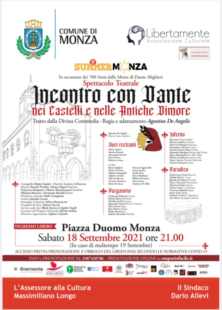 Monza ricorda Dante Alighieri