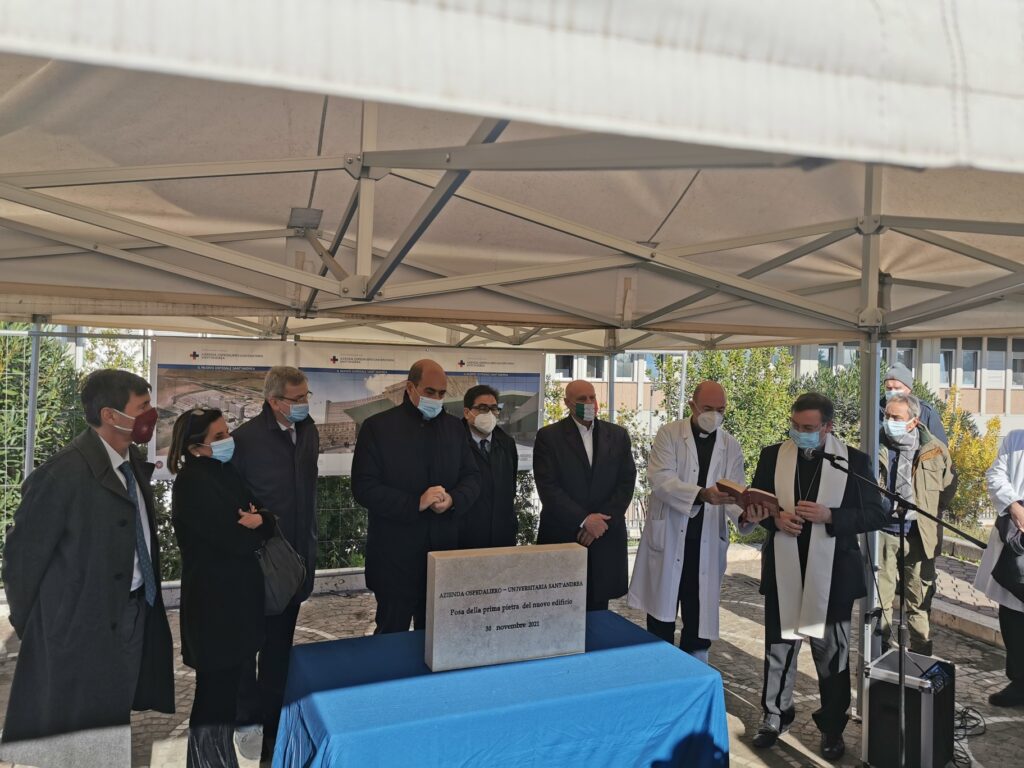 Roma: posa della prima pietra per il nuovo ospedale Sant'Andrea