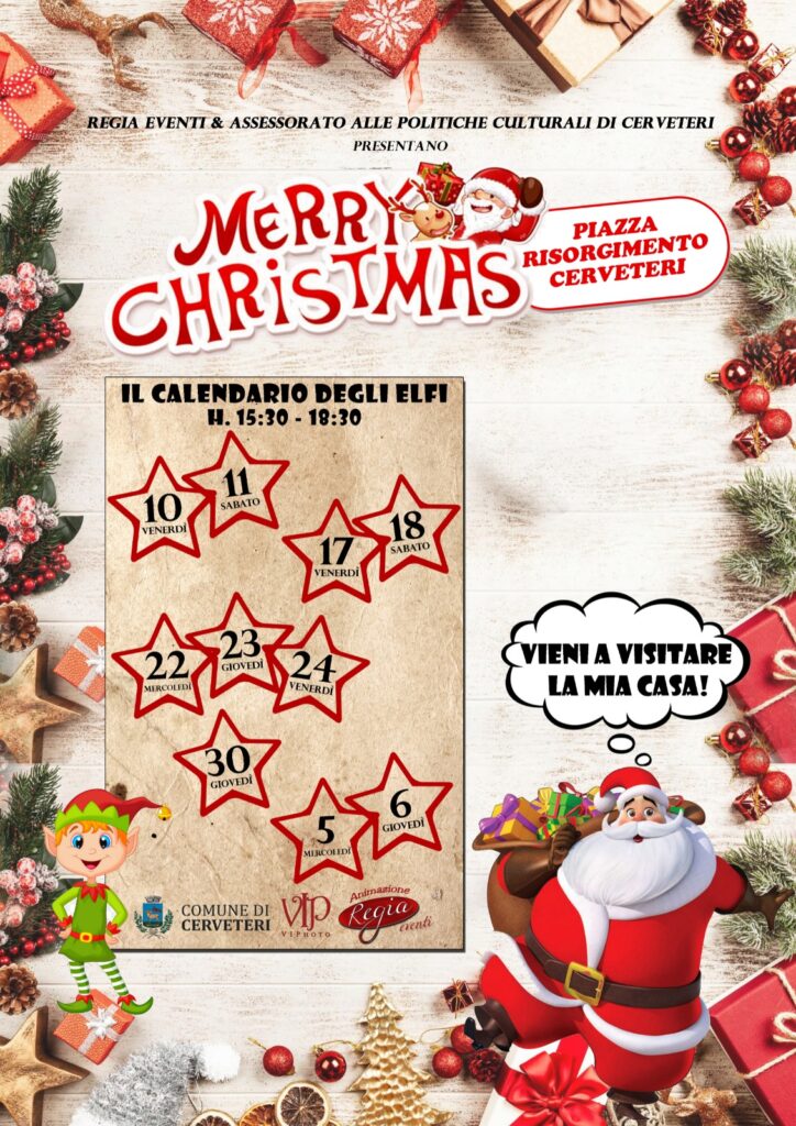 Natale bambini centro Cerveteri