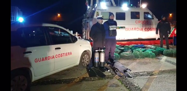 Guardia costiera sequestra ittico
