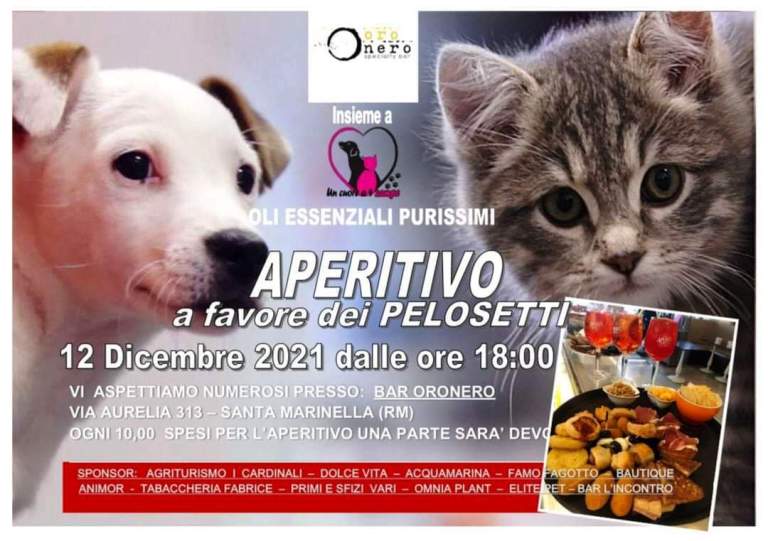 Santa Marinella aperitivo solidale