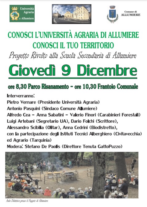 Allumiere Conoscere raccontare territorio