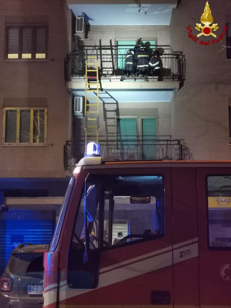 Civitavecchia anziana cade casa