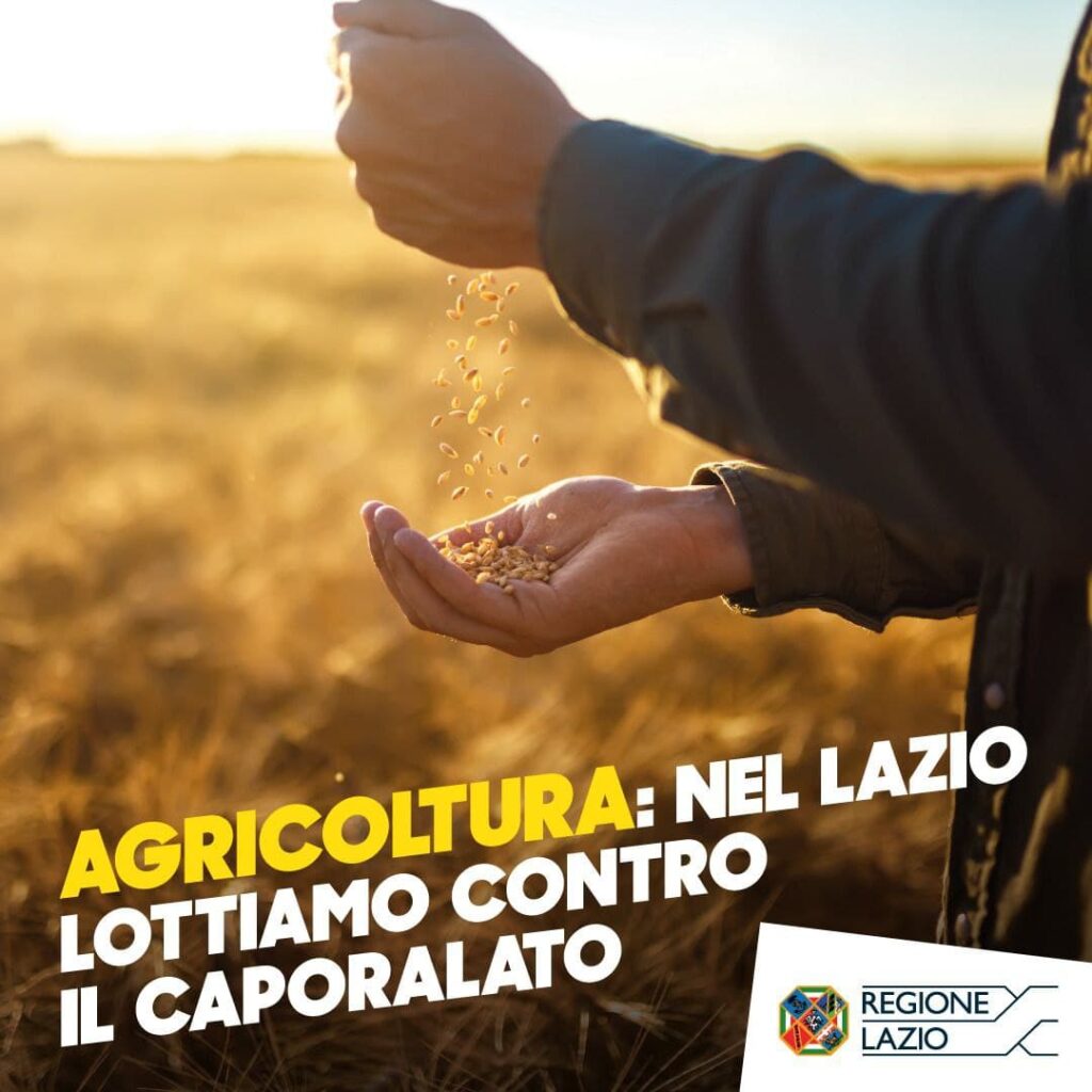 Regione Lazio: "Siamo al lavoro per una legge quadro contro il caporalato"