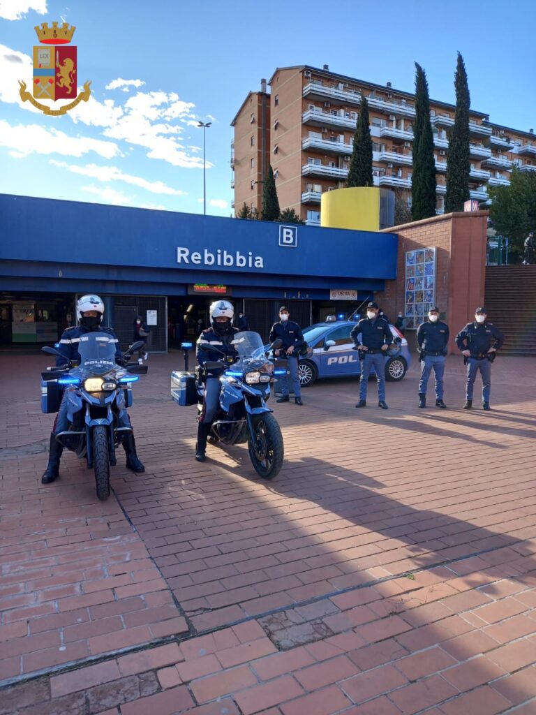 Degrado stazione Rebibbia controlli