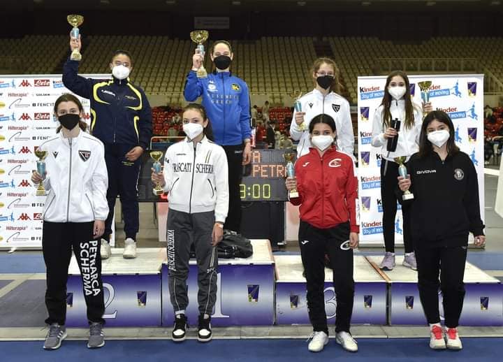 Etruria Scherma sugli scudi a Padova: Francesca Stirpe conquista un secondo posto nella U14