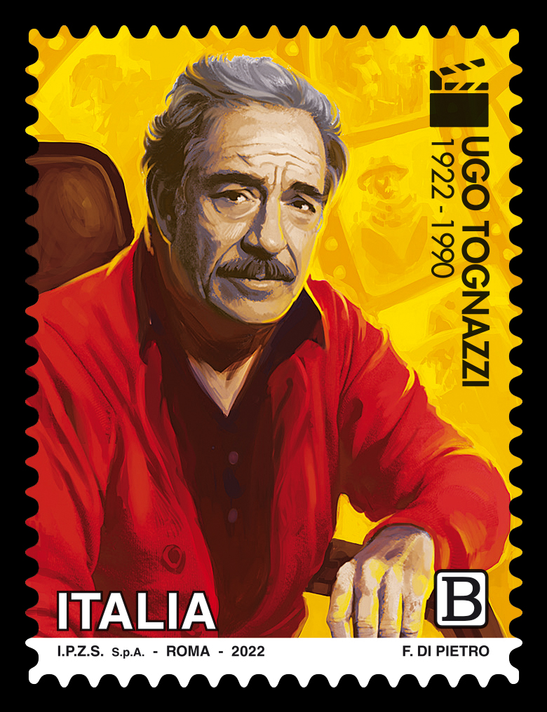 francobollo dedicato Ugo Tognazzi