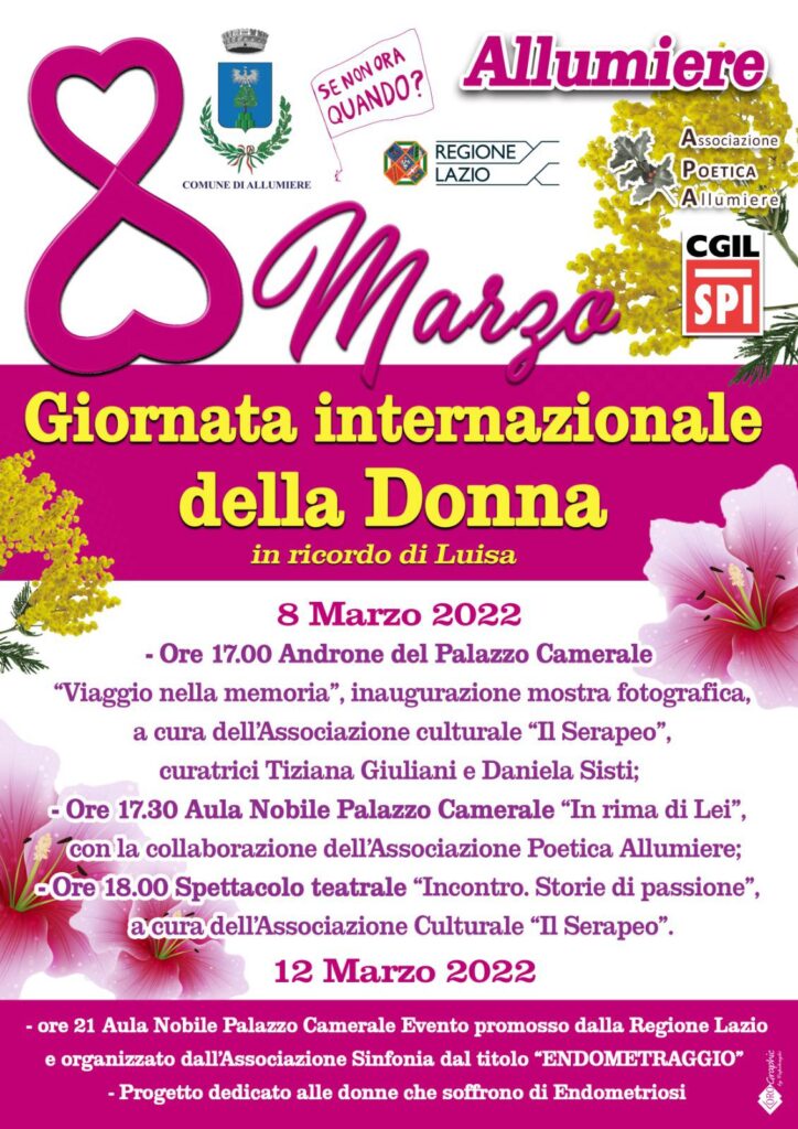 Allumiere Giornata internazionale donna