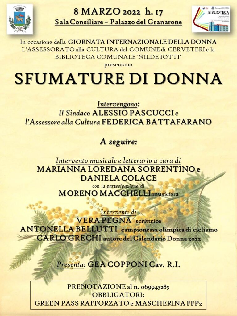 Cerveteri Giornata internazionale donna