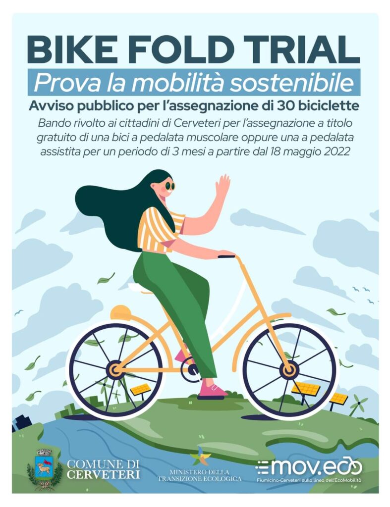 Cerveteri biciclette mobilità sostenibile
