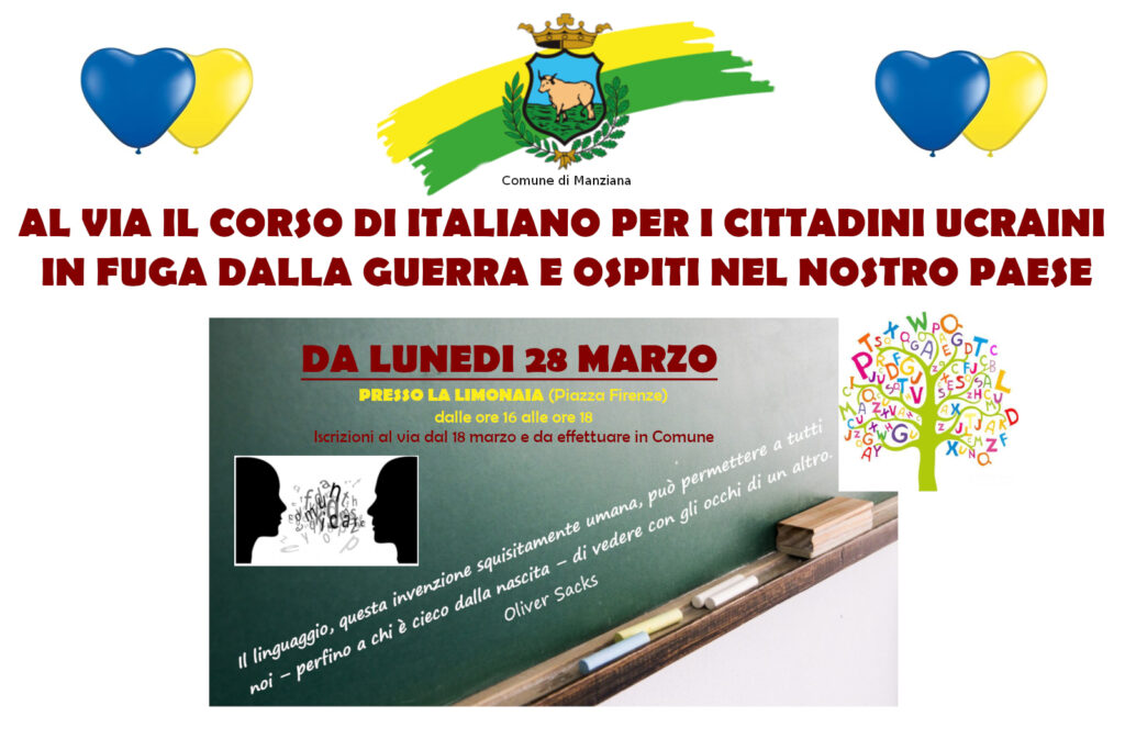 Manziana corso italiano ucraini