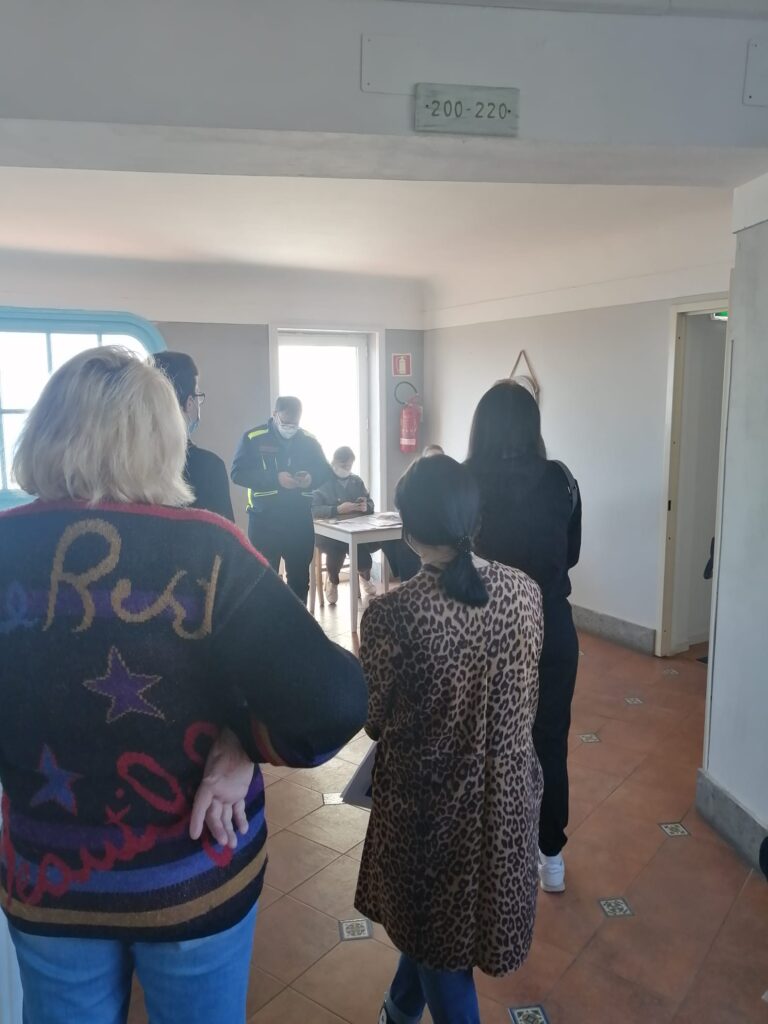 Civitavecchia screening sanitario Ucraina
